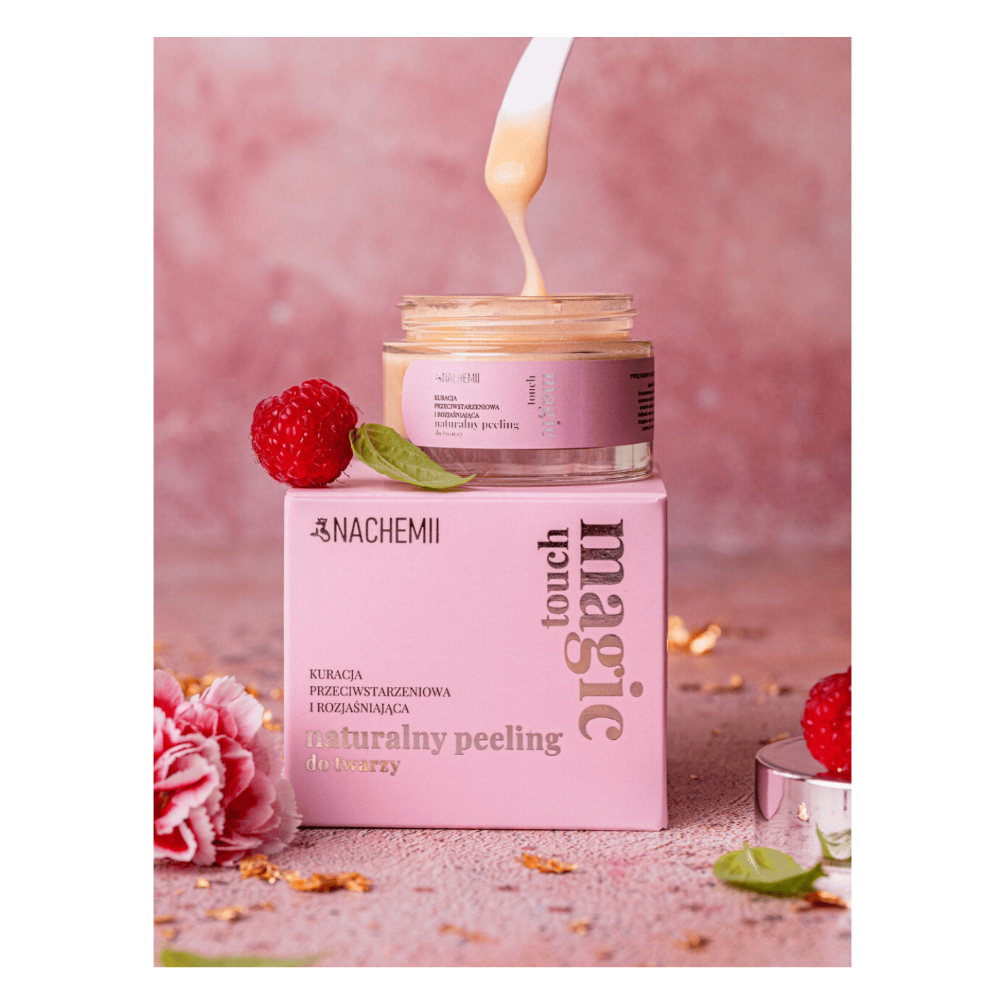 Zestaw do twarzy - Naturalny peeling + serum