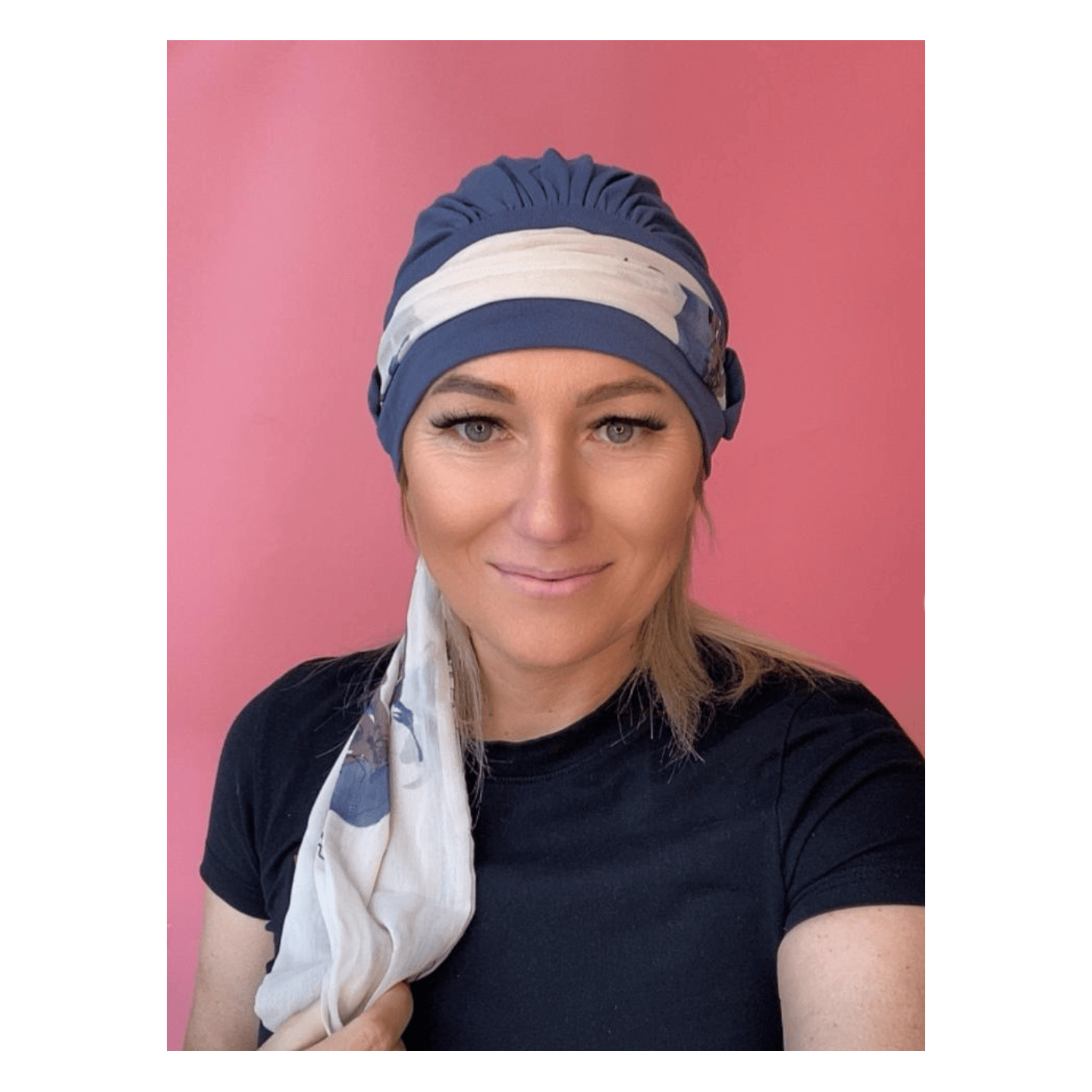 Bambusowy turban - z szarfą - Sklep internetowy