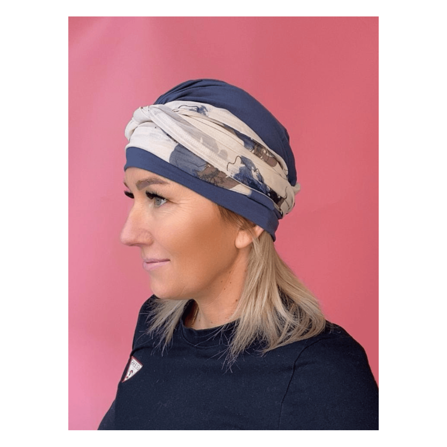 Bambusowy turban - z szarfą - Sklep internetowy