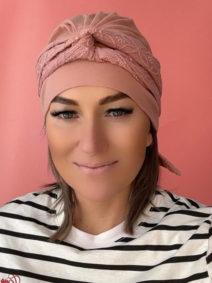 Bawełniany turban - z szarfami - Sklep Internetowy