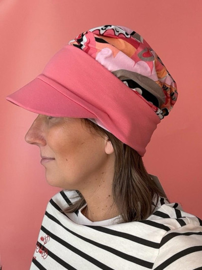 Wiskozowy turban - z daszkiem - Sklep internetowy