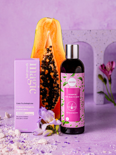 BioGrowth Kompletny Zestaw – Szampon na porost włosów + Peeling trychologiczny